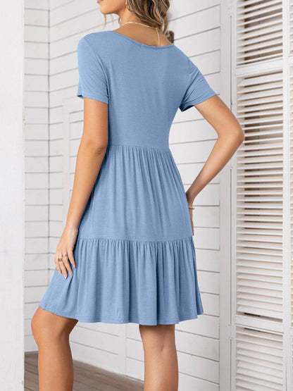 Classic Tee Mini Dress – Essential Summer Style - FoxesFashion