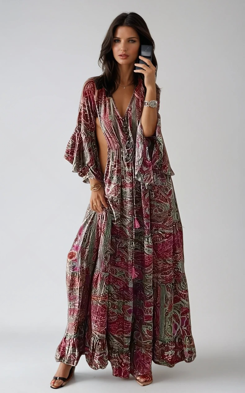 Zara™ - Cozy Long Dress for Effortless Style