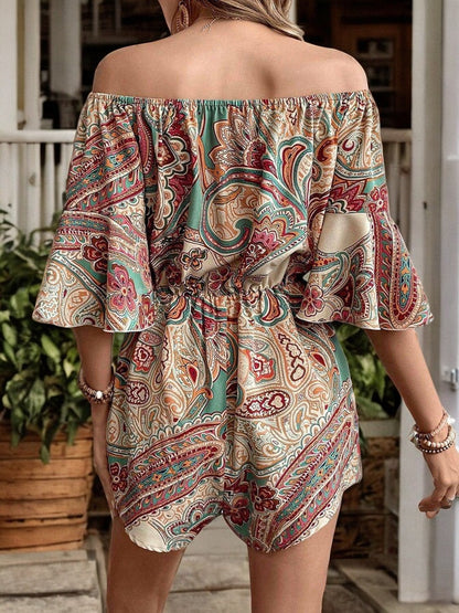 Sunshine Bliss Off-Shoulder Romper