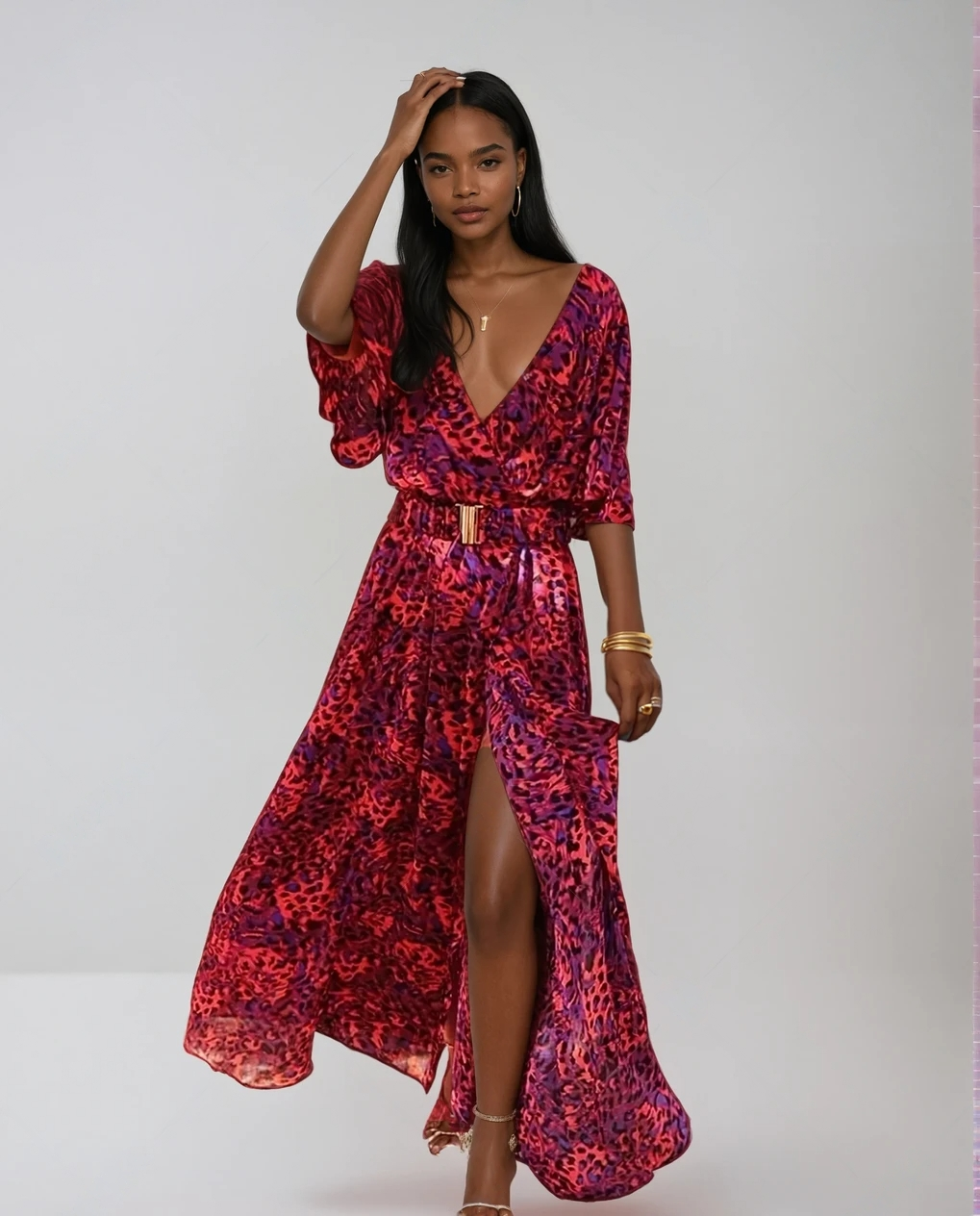 Tessa™ - Elegant Maxi Wrap Dress